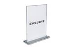 Chrome Finish Base A6 Poster holder.png