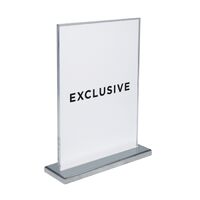 Chrome Finish Base A6 Poster holder.png