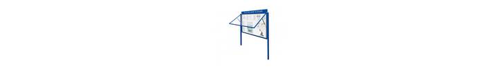 Classic-Outdoor-Notice-Board-On-Posts-Blue-With-Header.jpg