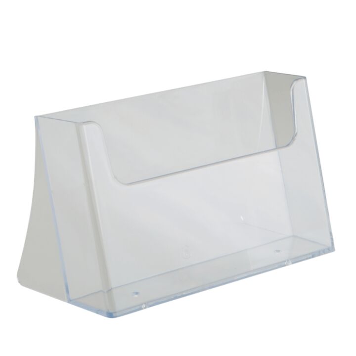 Clear plastic landscape leaflet dispenser.png