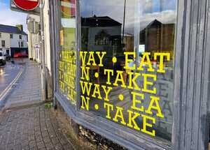 New Shop Front Signage for Lemon Plaice in Axminster