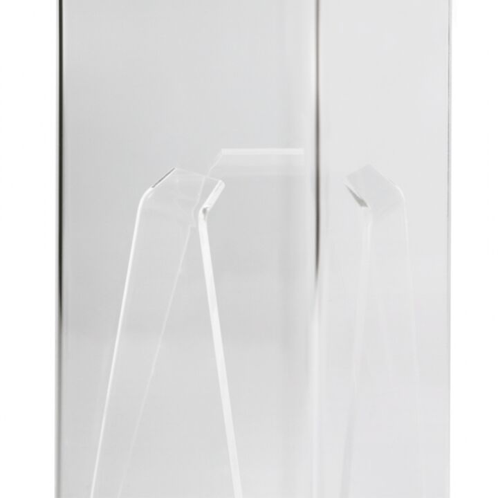 Close up of a Menu Holder with Three Faces.png