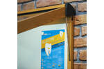 Close up Shield Showcase whiteboard oak frame.jpg