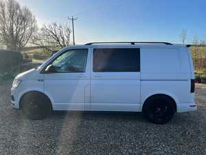 Before - Full White VW Transporter