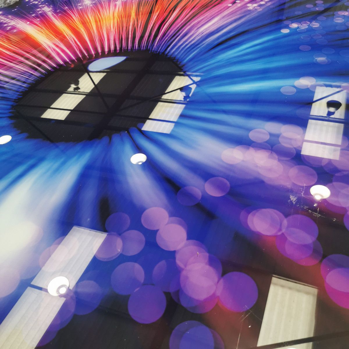 Colourful Eye Acrylic Print Rainbow Eye Sparkle Firework 1.jpg