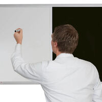 Combination Whiteboard Noticeboard - Premium Felt - BLACK.jpg