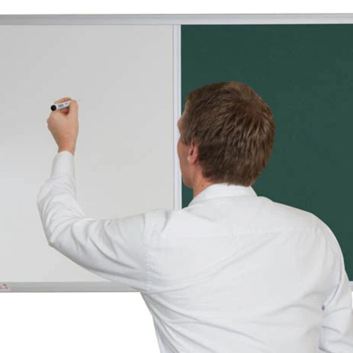 Combination Whiteboard Noticeboard - Premium Felt - DARK GREEN.jpg