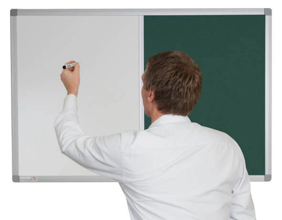 Combination Whiteboard Noticeboard - Premium Felt - DARK GREEN.jpg
