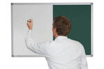 Combination Whiteboard Noticeboard - Premium Felt - DARK GREEN.jpg