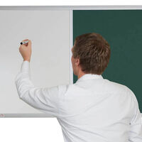 Combination Whiteboard Noticeboard - Premium Felt - DARK GREEN.jpg