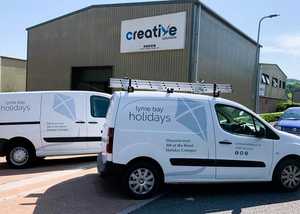Commercial Fleet Vehicle Branding at Creative Solutions