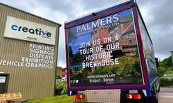 Lorry Vehicle Branding for Palmers Brewery Lorry Vehicle Branding for Palmers Brewery