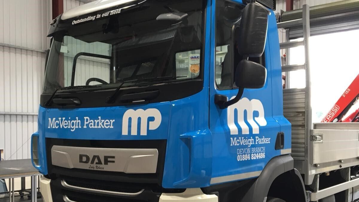 Complete Lorry Cab Wrap and Cut Vinyl Branding Graphics for McVeigh Parker 1.jpg