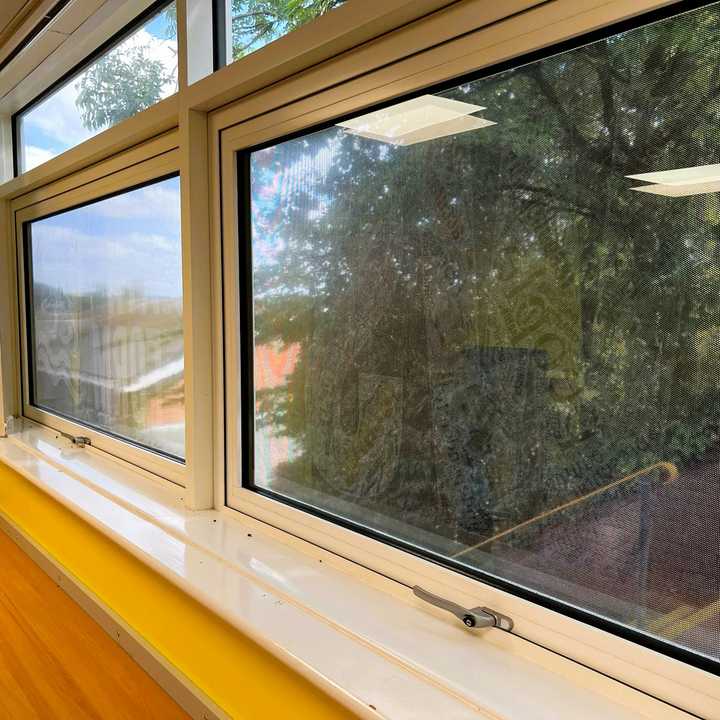 Back Side Of Contravision Window Film