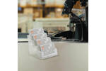 Countertop business card holder with four pockets.jpg