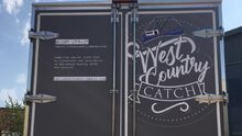 Custom Printed Vinyl Logo and Detailing on Lorry Back Doors for West Country Catch.jpg