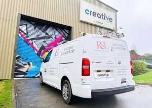 Custom Rear Door Graphics for C&D Southwest’s HGV Lorries Custom Rear Door Graphics for C&D Southwest’s HGV Lorries
