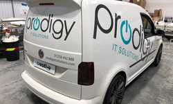 Van Signwriting for Prodigy IT Solutions Van Signwriting for Prodigy IT Solutions