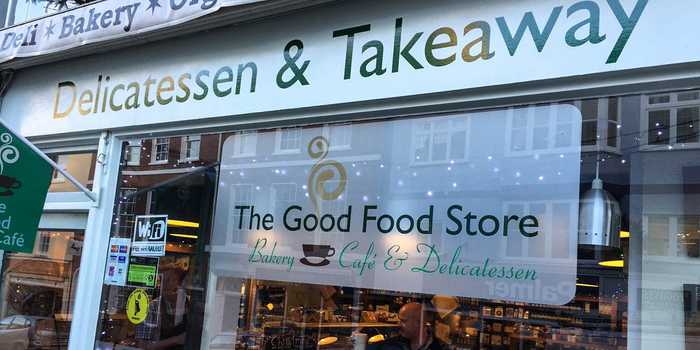 Keep the eye-level varied and balanced with window graphics