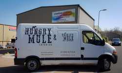 Van Signwriting for Hungry Mule Catering Van Signwriting for Hungry Mule Catering