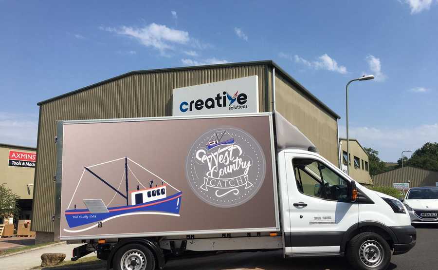 Bus Signwriting at Creative Solutions