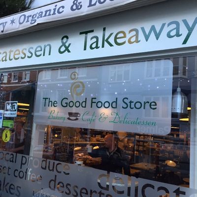 The Good Food Store Shop Sign &amp; Window Graphics