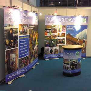 Creative Solutions Twist Banner Stands