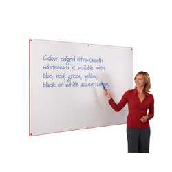 WriteOn® Coloured Edge Non-Magnetic Whiteboard