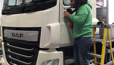 Lorry Wrap Installation