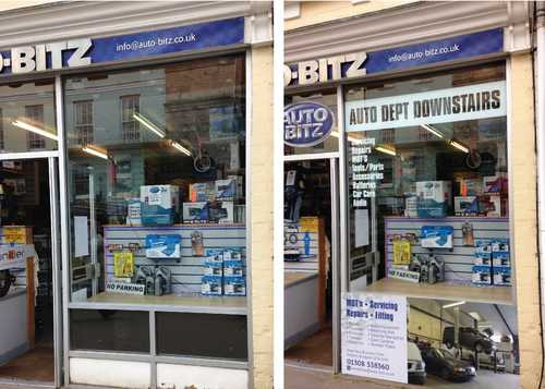 Before and After With Window Graphics Before and After Window Graphics