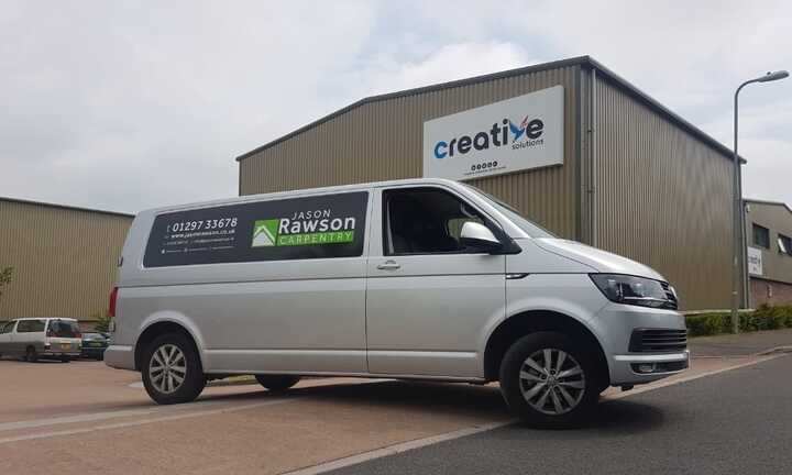Van Signwriting for Jason Rawson Carpenty