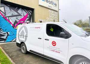 Cut Vinyl Van Graphics for Axminster Properties Ltd Cut Vinyl Van Graphics for Axminster Properties Ltd