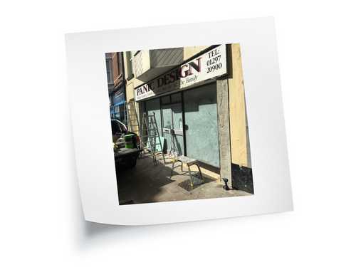 Coastal Craft Collective Signage - Before