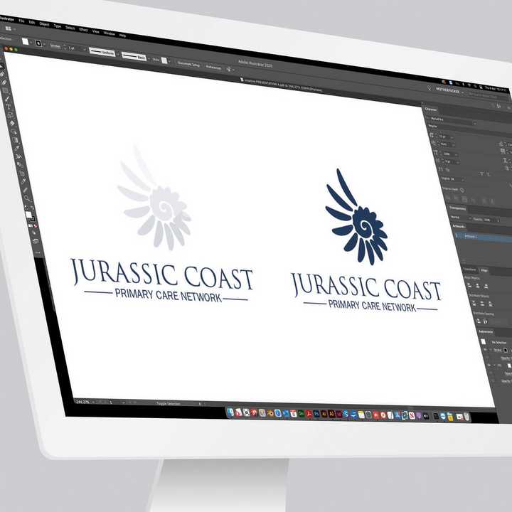 Bridport Med Logo Design