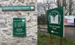 New Signage for Coombefield Vets in Axminster and Seaton, Devon New Signage for Coombefield Vets in Axminster and Seaton, Devon