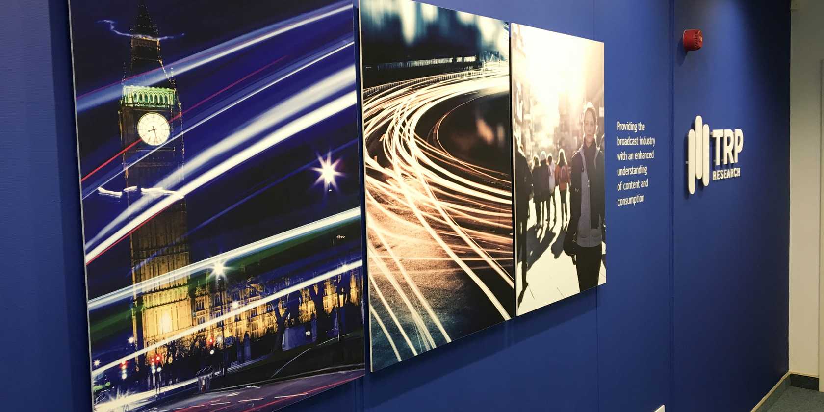 TRP Research New Office Branding