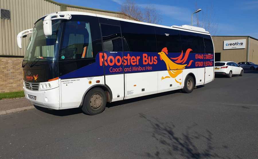 Bus Signwriting at Creative Solutions