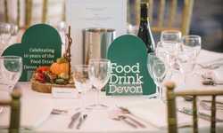 Award Ceremony Table Decorations for Food Drink Devon