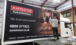 Vehicle Wrapping for Axminster Tools 