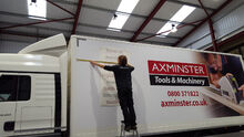 Large Lorry Full Printed Display Vehicle Wrap for Axminster Tools &amp; Machinery.jpg