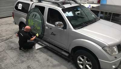 Vehicle graphics installation