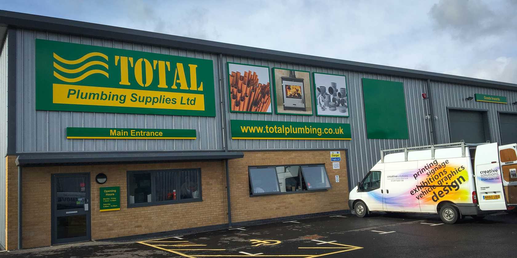 Total Plumbing Supplies Frome Signage