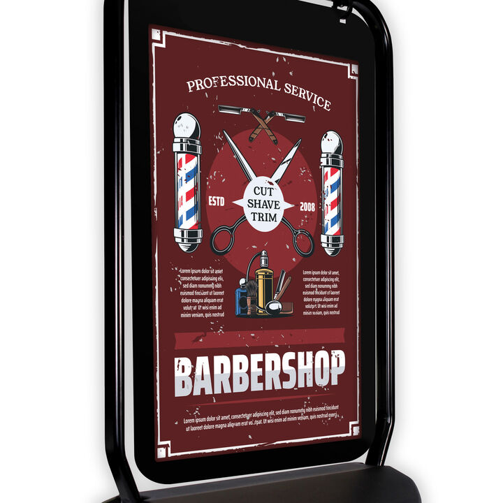 Swinger 4000 Black Frame Poster Pocket Barbers.jpg
