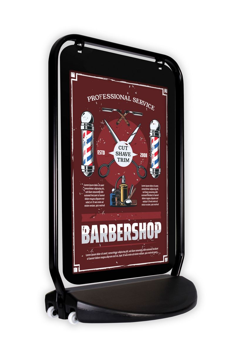 Swinger 4000 Black Frame Poster Pocket Barbers.jpg