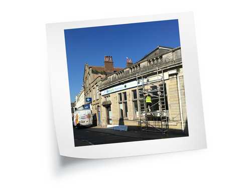 Morton Pharmacy Axminster Signage Install