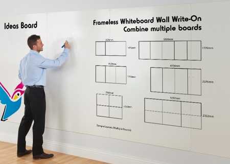 New! The Printed Frameless Whiteboard New! The Printed Frameless Whiteboard