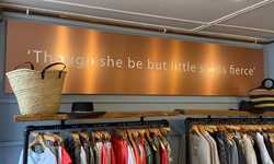 Bespoke Brushed Copper Effect ACM for Little Boutique Bespoke Brushed Copper Effect ACM for Little Boutique