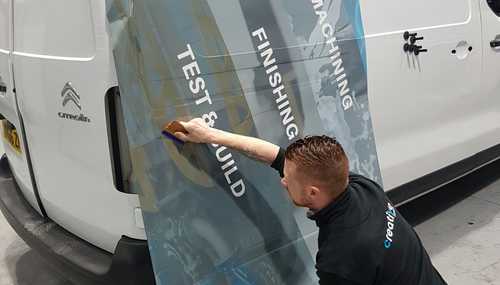 Van Wrap Installation