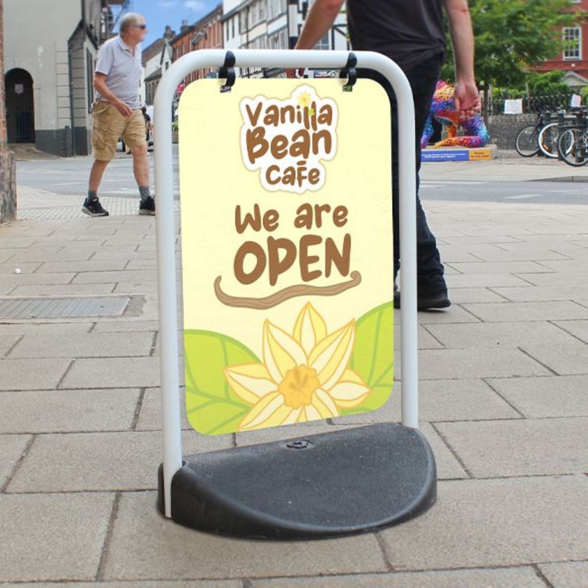 eco_swinger_outside_cafe_showing_vanilla_bean_artwork.jpg