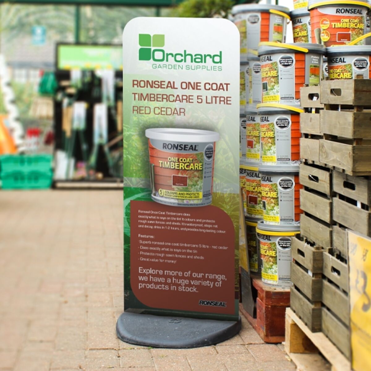 Ecoflex Totem advertising outdoor paint in a garden centre.jpg